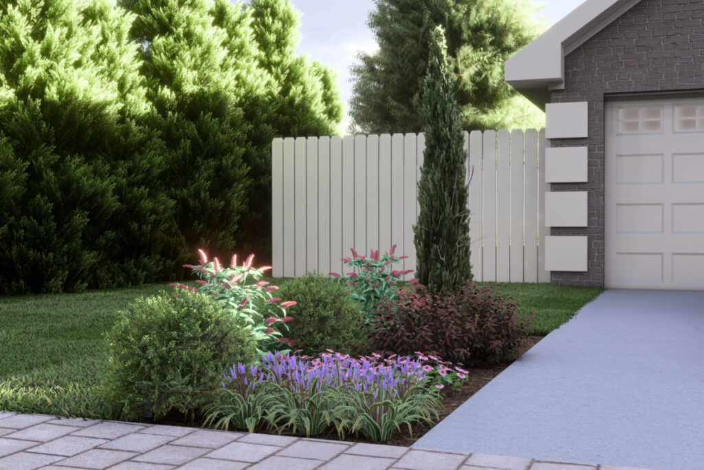 Driveway Entrance Landscaping Curb Appeal